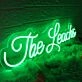 The Leachs Green Neon Sign