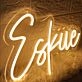 Eskue Yellow Neon Sign