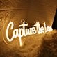 Capture The Love Yellow Neon Sign