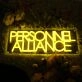 Persinnel Alliance Yellow Neon Sign