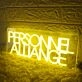 Persinnel Alliance Yellow Neon Sign