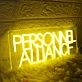 Persinnel Alliance Yellow Neon Sign