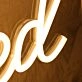 Blessed Yellow Neon Sign