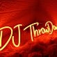 DJ Throw Down Red Neon Sign