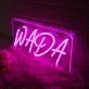 WADA Pink Neon Sign