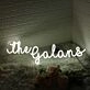 The Galans White Neon Sign