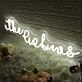 The Galans White Neon Sign