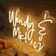 Wendy And Michael Yellow Neon Sign