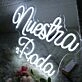 Nuestra Boda White Neon Sign