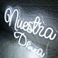 Nuestra Boda White Neon Sign