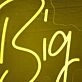 Big Easy Yellow Neon Sign