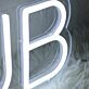 Fight Club White Neon Sign