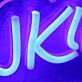 Rise Ane Grid LED Neon Sign