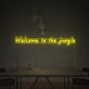 Welcome To Jungle LED Neon Sign