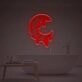 Melting Moon LED Neon Sign