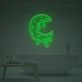 Melting Moon LED Neon Sign