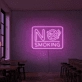 No smoking neon signs