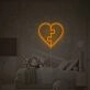 Puzzle Heart LED Neon Sign