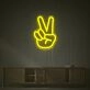 Victory Gesture LED Neon Sign