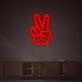 Victory Gesture LED Neon Sign