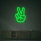 Victory Gesture LED Neon Sign