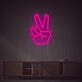 Victory Gesture LED Neon Sign