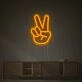 Victory Gesture LED Neon Sign
