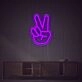 Victory Gesture LED Neon Sign