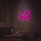 Happy With Flower LED Neon Sign