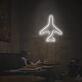 Plane Outline LED Neon Sign