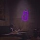 Sleeping Cat LED Neon Sign