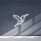 Artistic bird neon sign