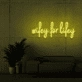 Wife for lifey neon sign