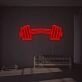 Big Barbell LED Neon Sign