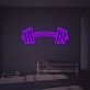 Big Barbell LED Neon Sign