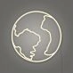 The earth LED neon sign