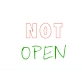 Mario Custom  Not open neon sign 18 inch