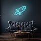 Rocket Neon Sign
