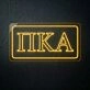 Pi Kappa Alpha ΠΚΑ LED Neon Sign Ideal for Chapter House Decor and Campus Pride