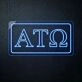 Alpha Tau Omega ΑΤΩ LED Neon Sign Showcasing Brotherhood and Fraternity Values