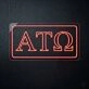 Alpha Tau Omega ΑΤΩ LED Neon Sign Showcasing Brotherhood and Fraternity Values