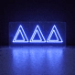 Delta Delta Delta ΔΔΔ LED Neon Sign for Sisterhood Events and Sorority Decor