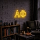 Alpha Phi ΑΦ LED Neon Sign Ideal for Campus Pride and Sorority Decor