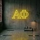 Alpha Phi ΑΦ LED Neon Sign Ideal for Campus Pride and Sorority Decor