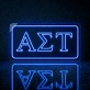 Alpha Sigma Tau ΑΣΤ LED Neon Sign for Sisterhood Events and Sorority Decor