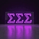 Sigma Sigma Sigma ΣΣΣ LED Neon Sign for Sisterhood Events and Sorority Decor