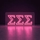 Sigma Sigma Sigma ΣΣΣ LED Neon Sign for Sisterhood Events and Sorority Decor