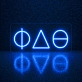Phi Delta Theta ΦΔΘ LED Neon Sign Celebrating Brotherhood and Lifelong Friendship