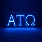 Alpha Tau Omega ΑΤΩ LED Neon Sign Showcasing Brotherhood and Fraternity Values
