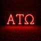 Alpha Tau Omega ΑΤΩ LED Neon Sign Showcasing Brotherhood and Fraternity Values